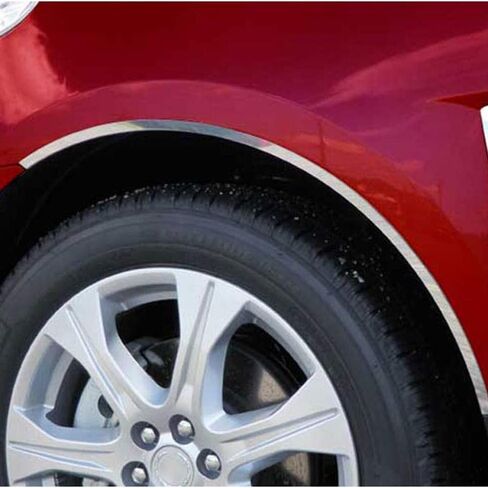 Upgrade Your Auto 4pc. Luxury FX Chrome Fender Trim w/Adhesive for Cadillac SRX 2010-2016 in Saudi Arabia