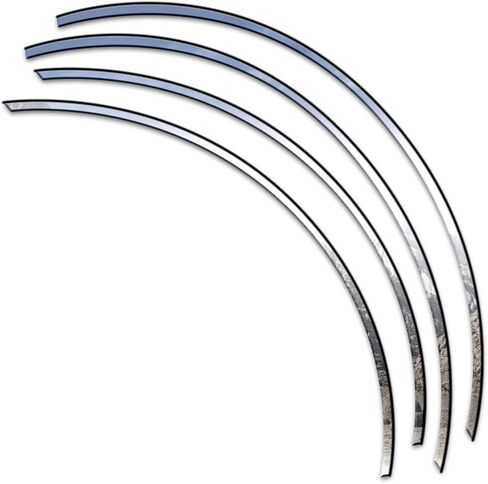 Upgrade Your Auto 4pc. Luxury FX Chrome Fender Trim w/Adhesive for Cadillac SRX 2010-2016 in Saudi Arabia