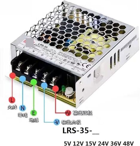 1 قطعة LRS-35-48 O/P + 48V0.8A إخراج واحد تحويل التيار الكهربائي AC-DC LED سائق in Saudi Arabia