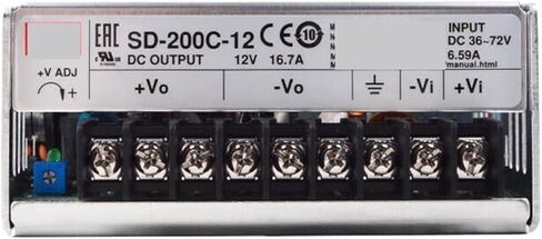 1pcs SD-200C-12 36-72VDC O/P 12V16.7A 200W Single Output DC-DC Converter Switching Power in Saudi Arabia