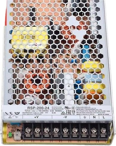 1pcs RSP-200-24 24V 8.4A 201.6W Single Output with PFC Function Switching Power Supply AC-DC in Saudi Arabia