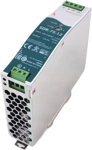 1pcs SDR-75-12 12VDC 6.3A Single Output Industrial DIN Rail Switching Power Supply in Saudi Arabia