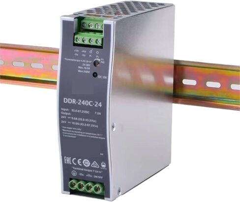 1pcs DDR-240C-24 24V 10A Switching Power 240W DIN Rail Type DC-DC Converter in Saudi Arabia