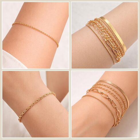 13 Pcs Gold Jewelry Set for Women 14k Gold Plated Necklace Bracelet Earrings Set Dainty Formal Jewelry Accessories for Bridal Wedding Prom Valentines Day Christmas Birthday Gift for Her in Saudi Arabia