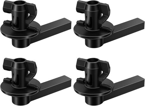 4Pcs Fender Flare Clips Handle Locking Pins, Front & Rear Wheel Protector Clips Kit Fit for Ford Bronco 2021 2022 2023 2024 2025 Replace W721136S300, 2/4 Door, L-Shape Plastic in Kuwait