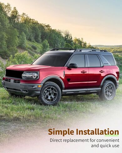 4Pcs Fender Flare Clips Handle Locking Pins, Front & Rear Wheel Protector Clips Kit Fit for Ford Bronco 2021 2022 2023 2024 2025 Replace W721136S300, 2/4 Door, L-Shape Plastic in Kuwait