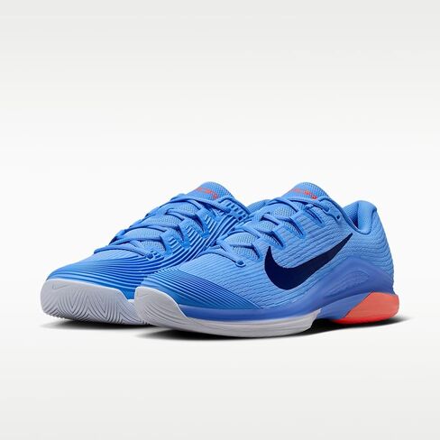 Nike Vapor 12 Men's Hard Court Tennis Shoes (University Blue/Hydrogen Blue/Hot Lava/Midnight Navy) in Saudi Arabia