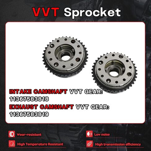 N26 N20 Timing Chain Kit with VVT Sprockets Fit for BMW 320i 328i 528i X3 X4 2.0L L4 N20B20 2013-2017 Replace#11417602646 11417602647 11367583818 in Kuwait
