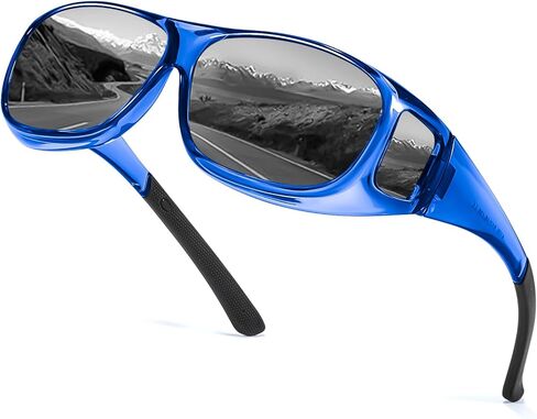 نظارات شمسية Myiaur Fit Over Glasses للرجال والنساء، حماية مستقطبة من الأشعة فوق البنفسجية 400، مضادة للوهج للقيادة والأنشطة الخارجية in Kuwait