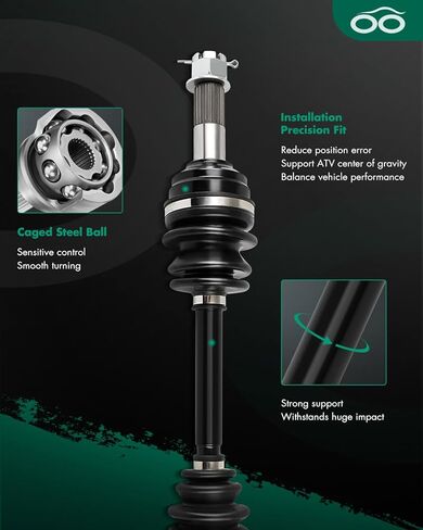 SCITOO Rear CV Axle Shaft Assembly Fit 2012-2018 for Can-Am Outlander 1000 2016-2019 for Can-Am Outlander 1000R 2007-2014 for Can-Am Outlander 400 2017-2018 for Can-Am Outlander 450 Left and Right in Saudi Arabia