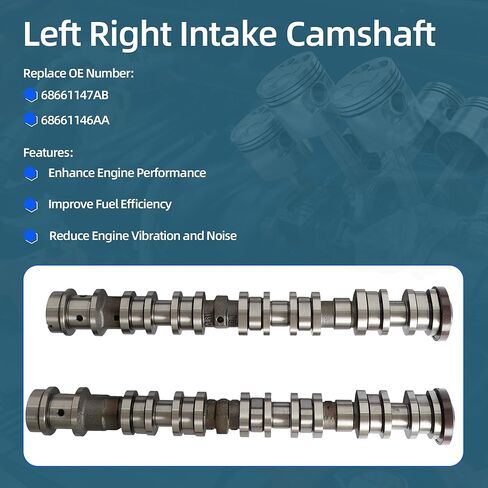 3.6L 4 قطعة محرك اليسار واليمين مدخل عمود الحدبات العادم عدة ل جيب رانجلر المصارع جراند شيروكي دودج دورانجو كرايسلر باسيفيكا فوياجر رام بروماستر 1500 2500 3500 3.6L V6 Pentastar 2016-2024 in Kuwait