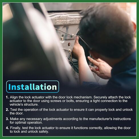 Motoforti Replacement Front Right Passenger Side Power Door Lock Actuator Motor with Cable for Nissan Titan 2004-2014 Door Latch Actuator Assembly Replace No.80500ZH100 Black Long-lasting in Kuwait