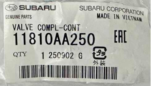 سوبارو 2022-2026 ليجاسي WRX Outback 2.4L انبعاث PCV صمام 11810AA250 أصلي OEM in Saudi Arabia
