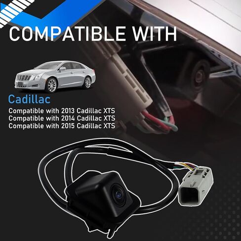 23388750 Rear View Tailgate Backup Camera Compatible with 2013 2014 2015 Cadillac XTS Rear Park Assist Camera Replaces RC51070021 16606704 GM1960130 in Saudi Arabia