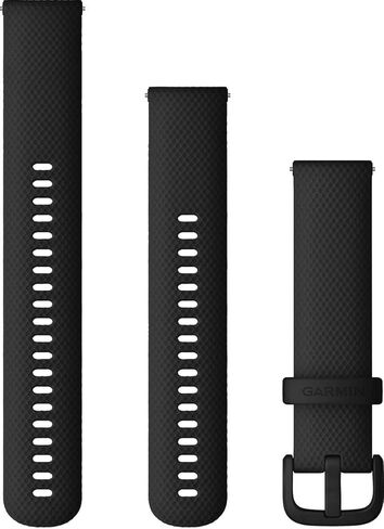 Garmin Quick Release 20 Watch Band, Black Silicone and Hardware, (010-13021-03) in Saudi Arabia