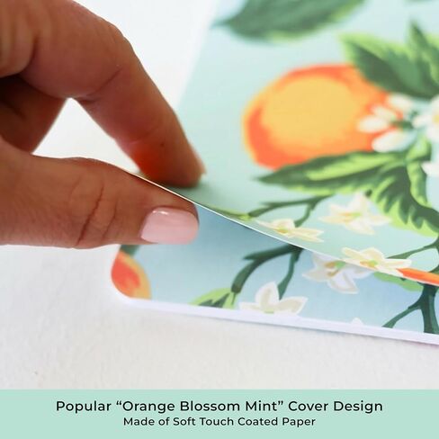 Blue Sky Day Designer 2026-2028 Monthly Academic Year 24 Month Planner Calendar, July 2026 - June 2028, 8.5" x 11", Flexible Cover, Stapled Binding, Orange Blossom Mint in Saudi Arabia