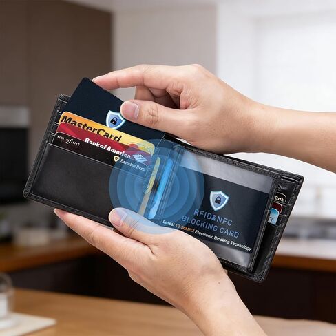 5 Pack RFID Blocking Cards, NFC Contactless Bank Debit Credit Card Protector, Anti-Theft Wallet Shield for Passport & ID, Ultra Slim Full Protection Blocker in Saudi Arabia