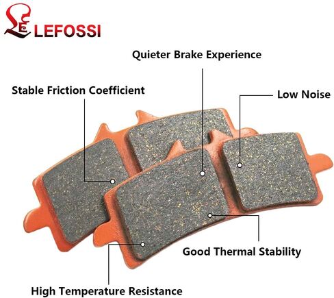 Front and Rear Carbon Fiber Brake Pads Compatible with for Suzuki GSXS1000 GSXS 1000 GSX-S 1000 L6 L7 L8 2016 2017 2018 2019 2020 2021 2022 2023 2024 Replacement Kits FA447F FA174R in Saudi Arabia
