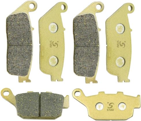 S SYUU High-Performance Reliable Motorcycle Front Rear Brake Pads Set Compatible with Street Triple 675 2007-2012 Tiger 800 XC XCa XCx XR XRt XRx 2015 2016 2017 2018 - Easy Installation FA226F FA140R in Saudi Arabia