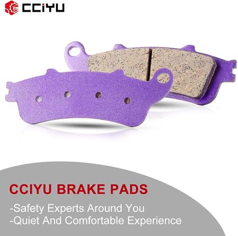 CCIYU Brake Pads Fit For 1996 1997 1998 1999 2000 2001 2002 2003 2004 2005 2006 2007 2008 2009 2010 for Honda, Front and Rear Carbon Fiber Brake Pads Motorcycle in Saudi Arabia