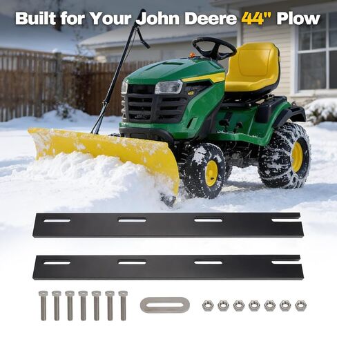 استبدال شفرة ارتداء UHMW السميكة 1/2 بوصة لشفرة محراث الثلج الأمامية John Deere مقاس 44 بوصة | حذاء تزلج شديد التحمل | يتضمن مجموعة الأجهزة | دينار-44HD in Kuwait