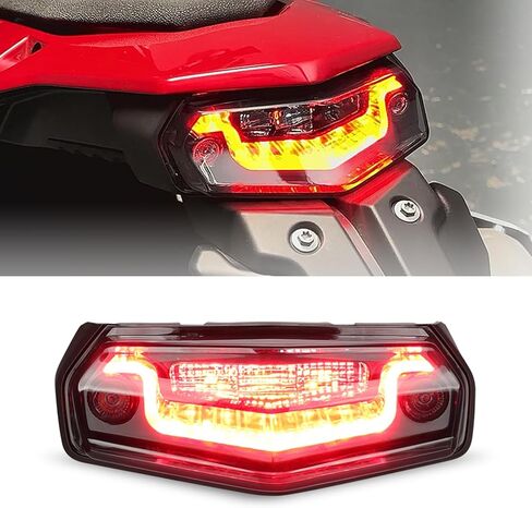 مصباح خلفي LED متكامل لـ Tenere 700 XTZ700 T700 2024-2025، مصباح خلفي لضوء الفرامل الوامض لإشارة الانعطاف، توصيل وتشغيل عدسة مدخنة للضوء الخلفي Tenere 700 ملحقات (2024-2025) in Kuwait