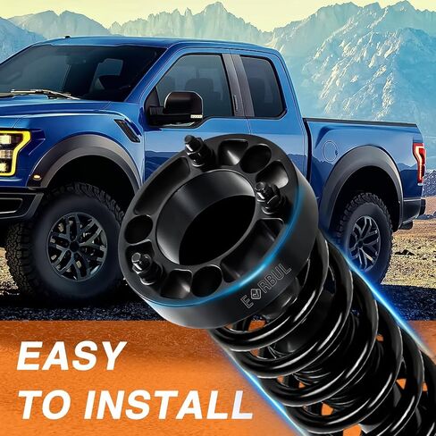 2" Level Lift Kits, Front Suspension Strut Spacer Lift Kit Compatible with Ford F150 2004-2024 Expedition 2003-2018, Lincoln Mark LT 2 PCS Aluminium Alloy Front Chassis Leveling Lift Kits in Saudi Arabia