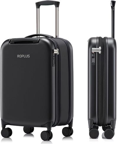 حقيبة أمتعة قابلة للطي، حقيبة متينة ذات جوانب صلبة مع عجلات كتم الصوت، حقائب سفر هارشيل مقاومة للماء وقابلة للتوسيع مع جيب جانبي، قفل TSA (أصفر، 28 بوصة) in Kuwait