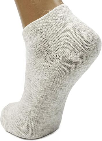 جوارب للكاحل من الكتان والكتان للرجال سريعة الجفاف ومصنوعة من نسيج شبكي (M، 10 عبوات) in Kuwait