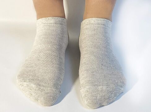 جوارب للكاحل من الكتان والكتان للرجال سريعة الجفاف ومصنوعة من نسيج شبكي (M، 10 عبوات) in Kuwait