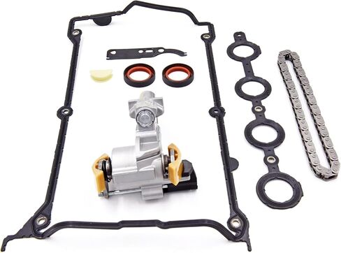 Camshaft Timing Chain Tensioner Adjuster Gasket Kit for Audi A4 TT Quattro for VW Passat Beetle Jetta Golf 1.8L 2001-2006 Replace# 058109229 058198025A 058198217 058109088B ‎917-021 in Kuwait