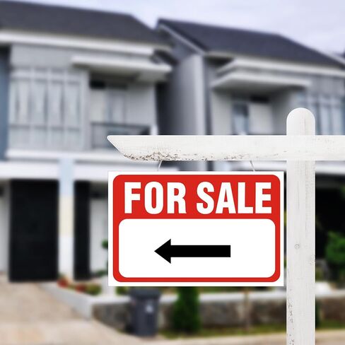 4PCS For Sale Sign for Car Sticker, For Sale Signs for Car, 12x8 Inch Self-Adhesive Vinyl Sale-Sign Decal for Indoor and Outdoor Advertising Signage, For Sale-Sign Sticker for Garage, Boat, Yard, Home in Saudi Arabia