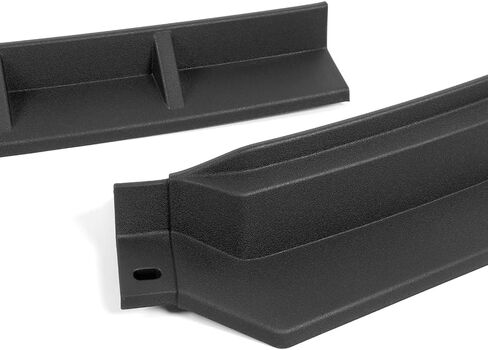 Black ABS Front Bumper Lip Body Kit Spoiler, Compatible with 2025-2027 Ford Maverick Pickup, STP-Style Splitter Trim Protection Spoiler, 3PC (No LED) in Saudi Arabia