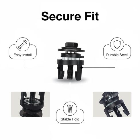 Headlight Mounting Gaskets and Clips (2-Piece Set) - Replacement for 2013-2018 Ram 1500/2500/3500/4500/5500 Models | Headlight Adjustment Screws OE Numbers 68222836AA, 68222835AA in Kuwait