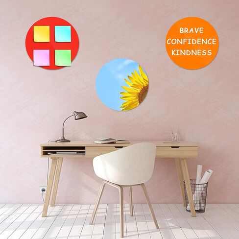 11 Inch Dry Erase Dots Removable Vinyl Dot Circle Whiteboard Marker Vinyl Stickers Dots Wall Decals for School Classroom Teachers Students Table Reminders (8 Pcs) in Saudi Arabia