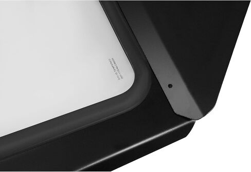 Front Glass Windshield Window Compatible with 2017+ Can-Am Maverick X3 W/Manual Wiper, Glass Windscreen with Aluminum Frame, Powder Coated Black in Saudi Arabia