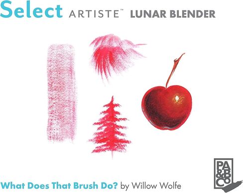 Princeton Select Artiste, Series 3750, Paint Brush for Acrylic, Watercolor and Oil, Lunar Blender, 3/8 Inch in Saudi Arabia