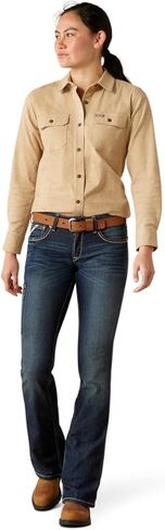 Ariat Women's Fr Oakley Retro Fit Snap Work Shirt in Saudi Arabia