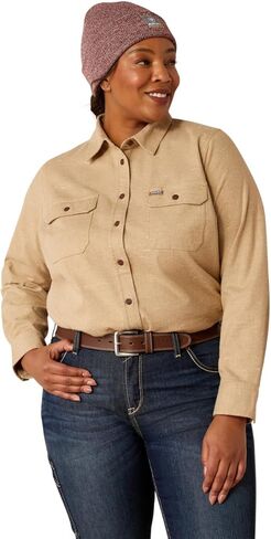 Ariat Women's Fr Oakley Retro Fit Snap Work Shirt in Saudi Arabia