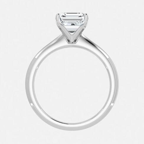 خاتم خطوبة ألماس سوليتير لاب جرو 1.00-5.00 قيراط معتمد من IGI للنساء من الذهب الأبيض والأصفر عيار 14 قيراط 4 شقوق (لون E-F VS1-VS2 وضوح تنظيف العين) in Kuwait