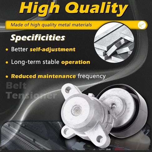 39155 AC Drive Belt Tensioner Assembly with Pulley V6 3.5L Compatible with Nissan 07-13 Altima / 09-15 Maxima / 09-14 Murano / 11-12 Quest Replaces# 11955-JA10A, 11955-JA10B, 11955-JA10C, 11955-JA10D in Saudi Arabia