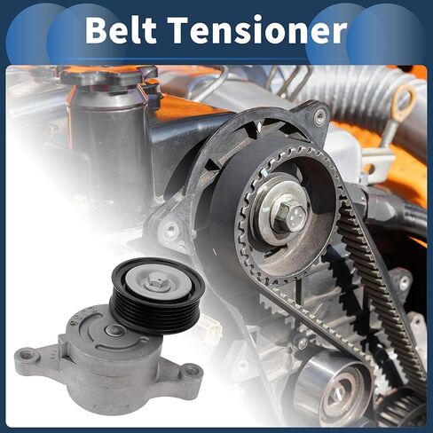 Belt Tensioner Drive Belt Tensioner Pulley Assembly for Mazda 2 2007-2015 No.ZJ3815980 Metal 1 Pc in Saudi Arabia