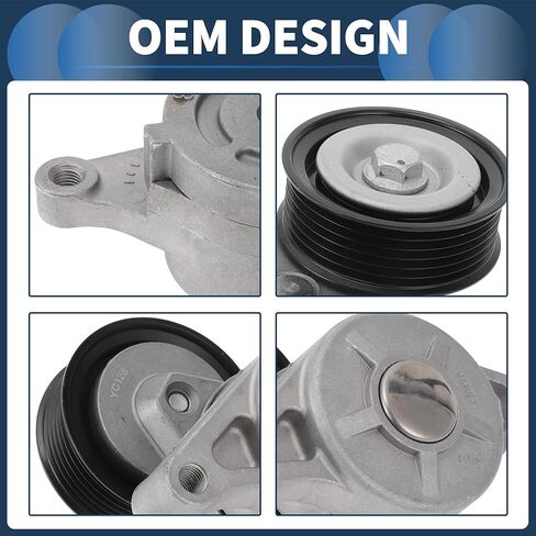 Belt Tensioner Drive Belt Tensioner Pulley Assembly for Mazda 2 2007-2015 No.ZJ3815980 Metal 1 Pc in Saudi Arabia