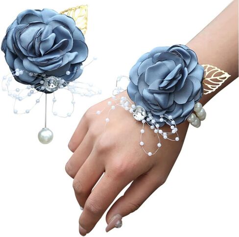 زفاف العريس الشريط الوردي حفلة موسيقية الصدار و العروة مجموعة روز زهرة بروش لحفل زفاف حفلة موسيقية in Kuwait