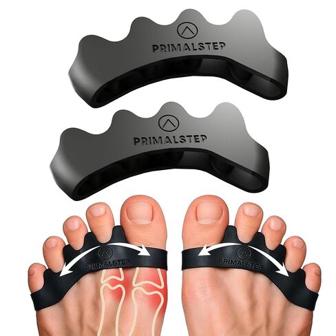Size XL Toe Separators - Over 50% Thicker & More Durable - Dr. Recommended - Correct Foot, Bunion Pain, Plantar Fasciitis - Toe Straightener for Functional Athletic Mobility (Extra Large) in Saudi Arabia