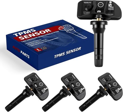 Pre-Programmed Tire Pressure Monitoring Sensor 315MHz TPMS Sensor Compatible with Ford 2020-2024 Escape 2020-2023 Explorer 2021-2023 F150, Ranger, for Lincoln Corsair 4PCS OE-JX7Z1A189C in Kuwait