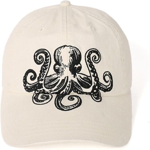 InnoBeta Octopus Gifts for Women, Octopus Cap for Women Adjustable Embroidered Hat for Christmas Birthday in Saudi Arabia