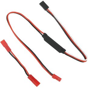 قطعة واحدة من وحدة التحكم في الونش RC وقطعة واحدة من قابس محول وحدة التحكم في الونش البلاستيكي، ملحقات أجزاء عالمية للونش RC المحمولة متوافقة مع سيارة التحكم عن بعد SCX10 D90، أسود in Kuwait