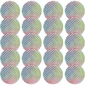 20 PCS Circle Bird Window Strike Prevention, Rainbow Reflective Anti-Collision Window Stickers for Birds, Round Birds Strike Prevention for Windows, Stop Bird from Hitting Windows in Saudi Arabia