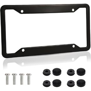 2026 2025 تسلا موديل Y حامل لوحة الترخيص الأمامية (بدون حفر، قفل مخصص) إطار لوحة الترخيص لعام 2025 تسلا موديل Y in Kuwait